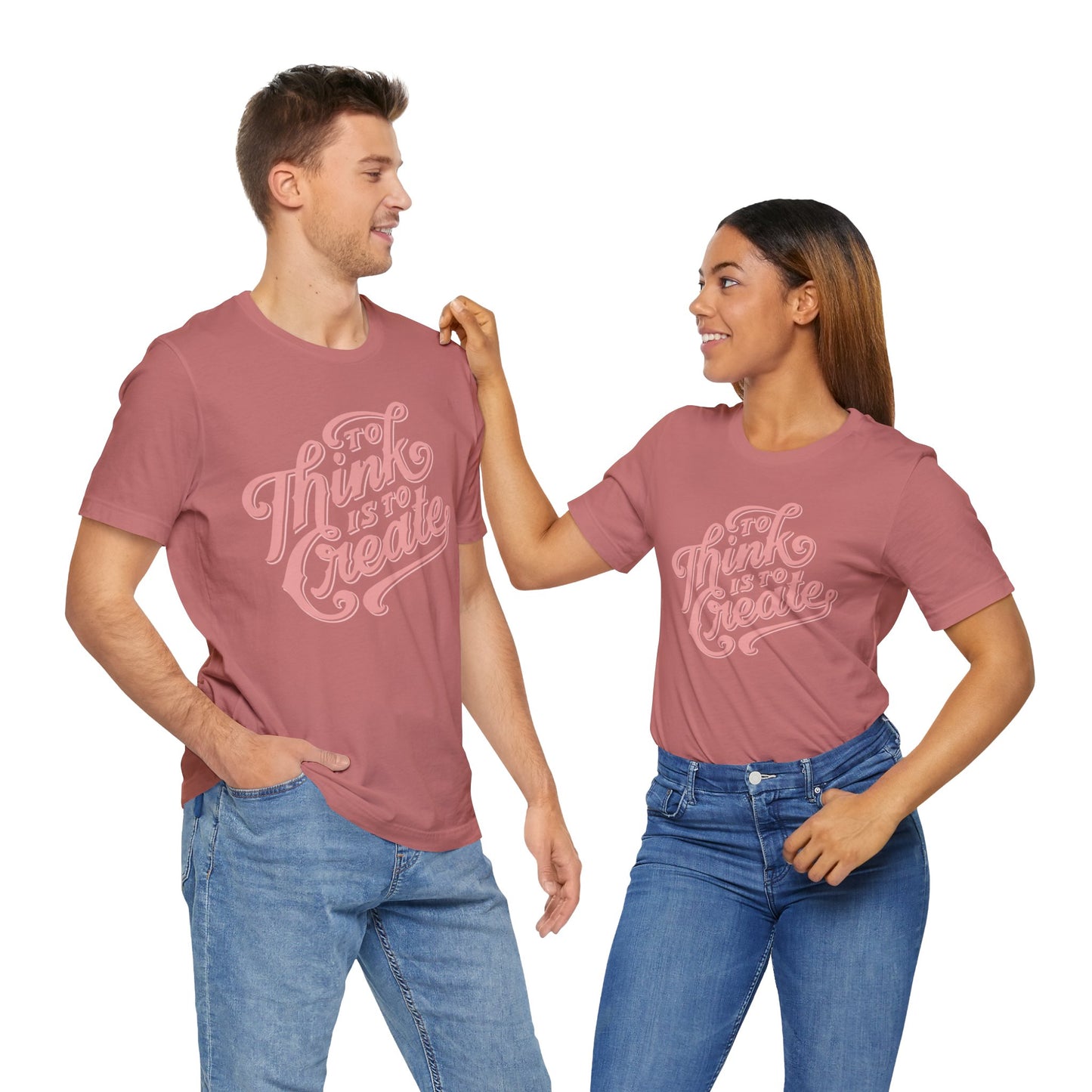 To Think is to Create Jersey Tee